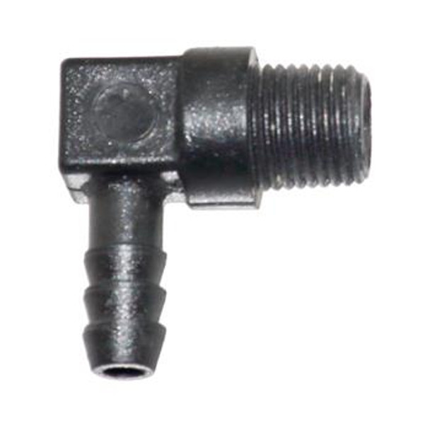 ELBOW,TELL TALE, JOHNSON/EVINRUDE 10-235HP, MERCURY SQUARE FUEL PMP 14360P