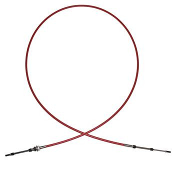 BULKHEAD MNT CONTROL CABLE 10'  4300/43 BC HEAVY DUTY  1/4X28 THREAD/3.1"(80MM)STROKE