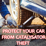 Protect your car against catalysator theft - Tramigo OBD Premium has a built in motion sensor alerting owner if parked car is tampered with