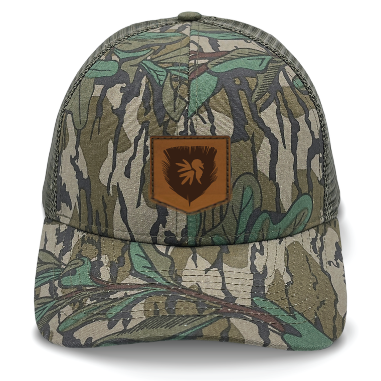 Leather Logo Patch Cap