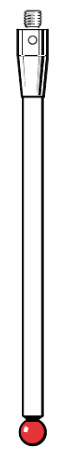 Renishaw M4 Stylus, M4 Ø6.0 mm Zirconia Ball Stylus, CF Stem, L 100 mm, EWL 88.5 mm [A-5003-5745]