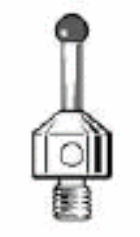 Renishaw M5 4 mm Silicon Nitride Ball Stylus - Tungsten Carbide Stem (L 20 EWL 11.9)