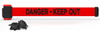 Banner Stakes MH7008 7' Magnetic Wall Mount - Red "Danger-Keep Out" Banner. Shop now!