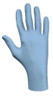 Disposable, powder-free, low-modulus 100%-nitrile, 9-1/2", 4-mil, rolled cuff, blue. Shop Now!