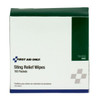 First Aid Only FA-19-200 Sting Relief Wipes, 100 Per Box. Shop Now!