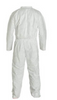 Dupont Tyvek TY120S Chemical Resistant White Coveralls with Open Wrists and Ankles. Shop now!