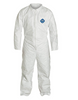 Dupont Tyvek TY120S Chemical Resistant White Coveralls with Open Wrists and Ankles. Shop now!