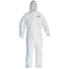 KleenGuard A30 46113 Hooded Breathable Protection Coveralls - Large - 25 Each - Closeout