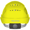 HexArmor Ceros 16-11010 XP250 - Hi-Vis Yellow- Vented - Short Brim - 1 Each