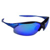 Radians Rad-Infinity Safety Eyewear (Blue Mirror, Blue Frame). Shop now!