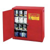Eagle PI30X Paint & Ink Safety Cabinet, 40 Gal., 3 Shelves, 2 Door, Sliding Self Close, Red