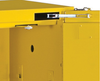 Justrite 891220 Yellow 12 Gal Sure-Grip Ex Flammable Safety Cabinet. Shop now!