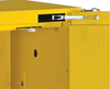 Justrite 890420 Yellow 4 Gal Sure-Grip Ex Flammable Safety Cabinet. Shop now!