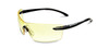 23009 Amber Anti-Fog Lens, Black Frame