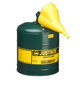 Justrite 7150410 Self Close Lid 5 Gal Type I Safety Can w/ Funnel. Shop now!