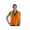 Orange Mesh Safety Vest with Yellow Reflective Strip. Shop Now!