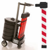 Banner Stakes PL4014 PLUS Cart Package, Red/White Diagonal Stripe Banner. Shop now!