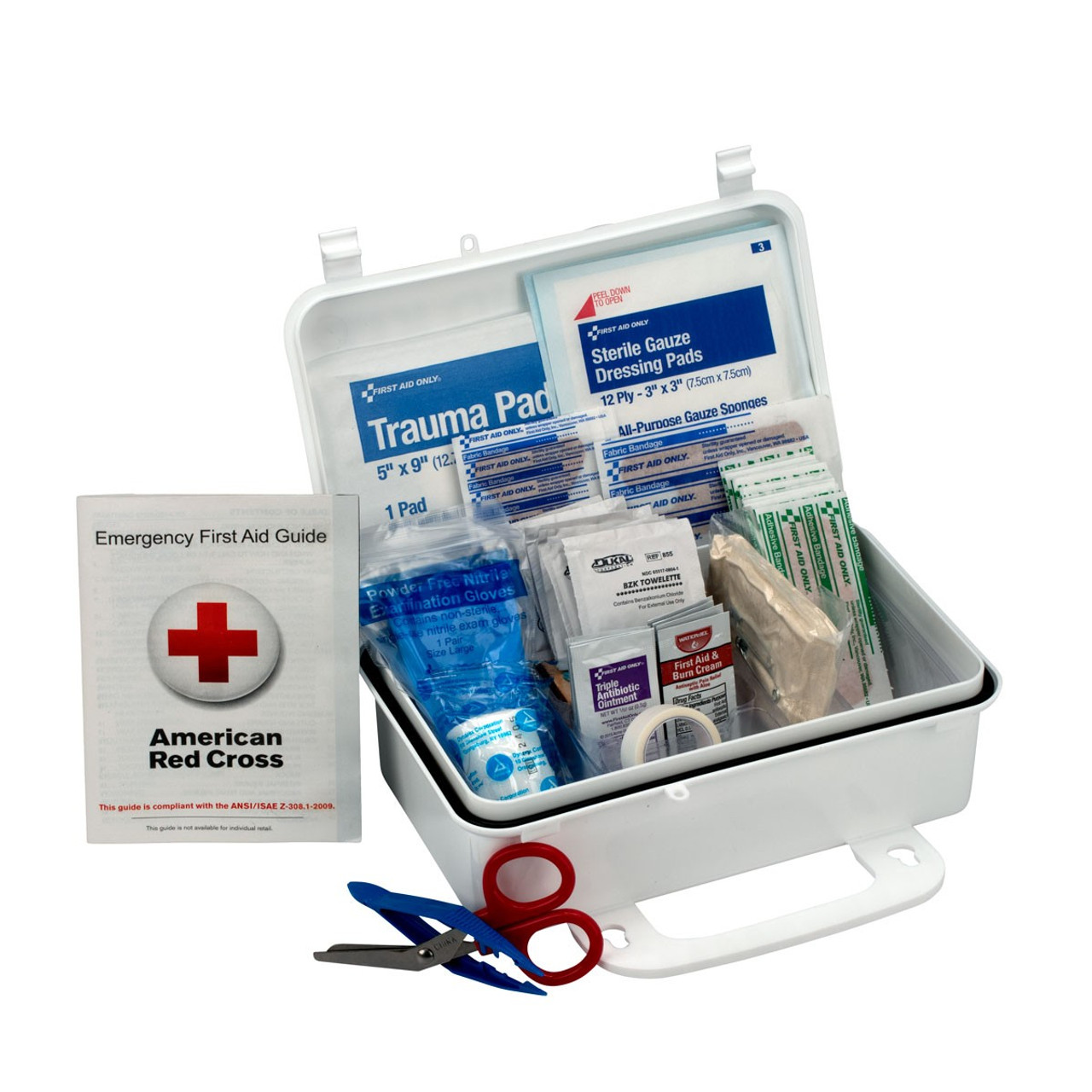 First Aid Only 6060 10 Person OSHA Bulk First Aid Kit, Plastic