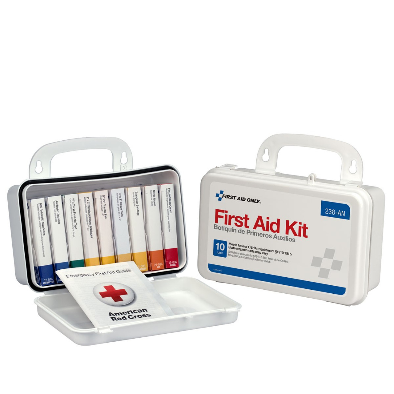 First Aid Only All-Purpose Emergency First Aid Kit for Home, Work and  Travel, 260 Pieces 