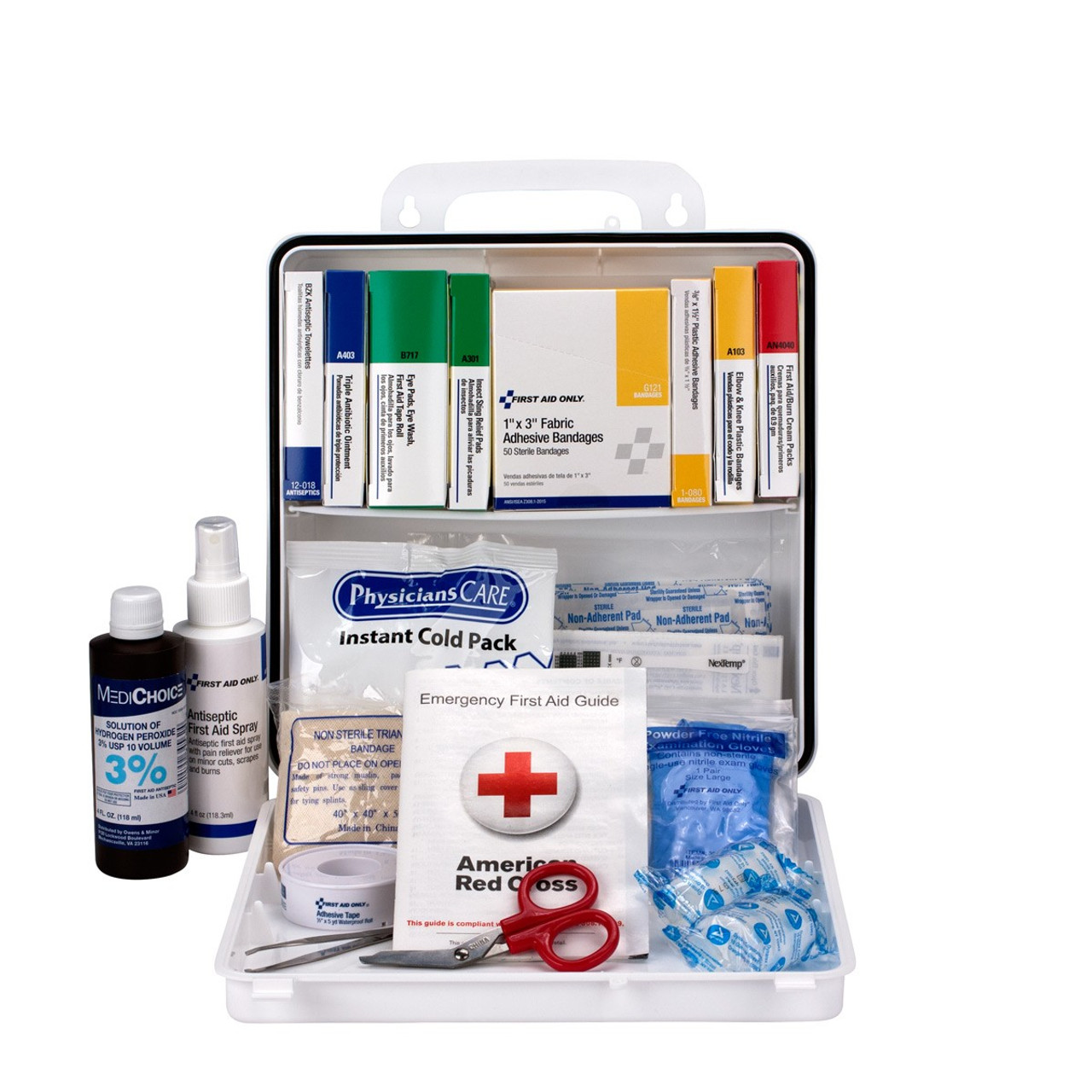 米軍放出品　FIRST AID KIT CASE ホワイト　送料無料 5517m.jpg