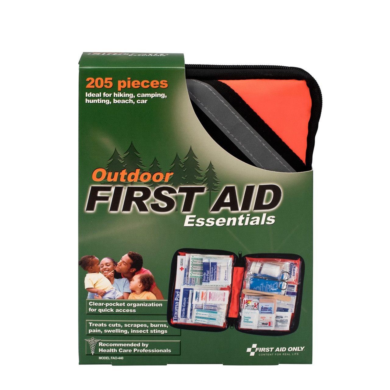 First Aid Only FAO-552 Vehicle First Aid Kit, 143 Piece, Fabric Case