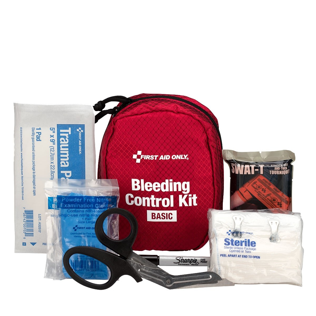 First Aid Only 91061 Bleeding Control Kit, Basic