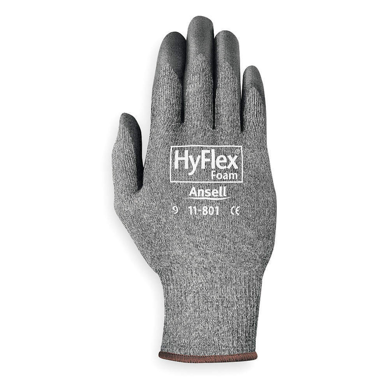 Ansell 11-801-9 HyFlex Multi-purpose Palm Coated Light Duty Gloves - 12  pairs