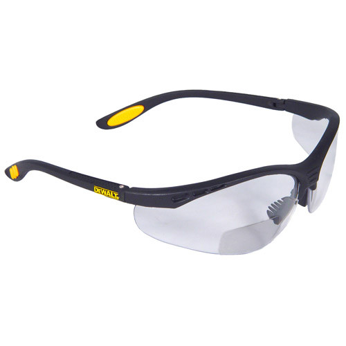 DeWalt DPG59-115C Reinforcer Rx Bifocal 1.5 Safety Glasses – Clear Lens, Protective Eyewear