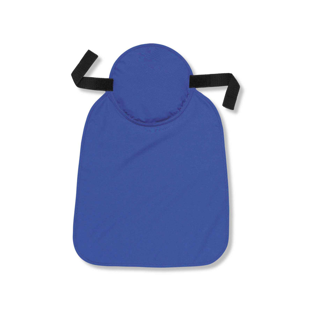 Ergodyne Chill-Its 6717 Evaporative Cooling Hard Hat Pad with Neck Shade,  Solid Blue