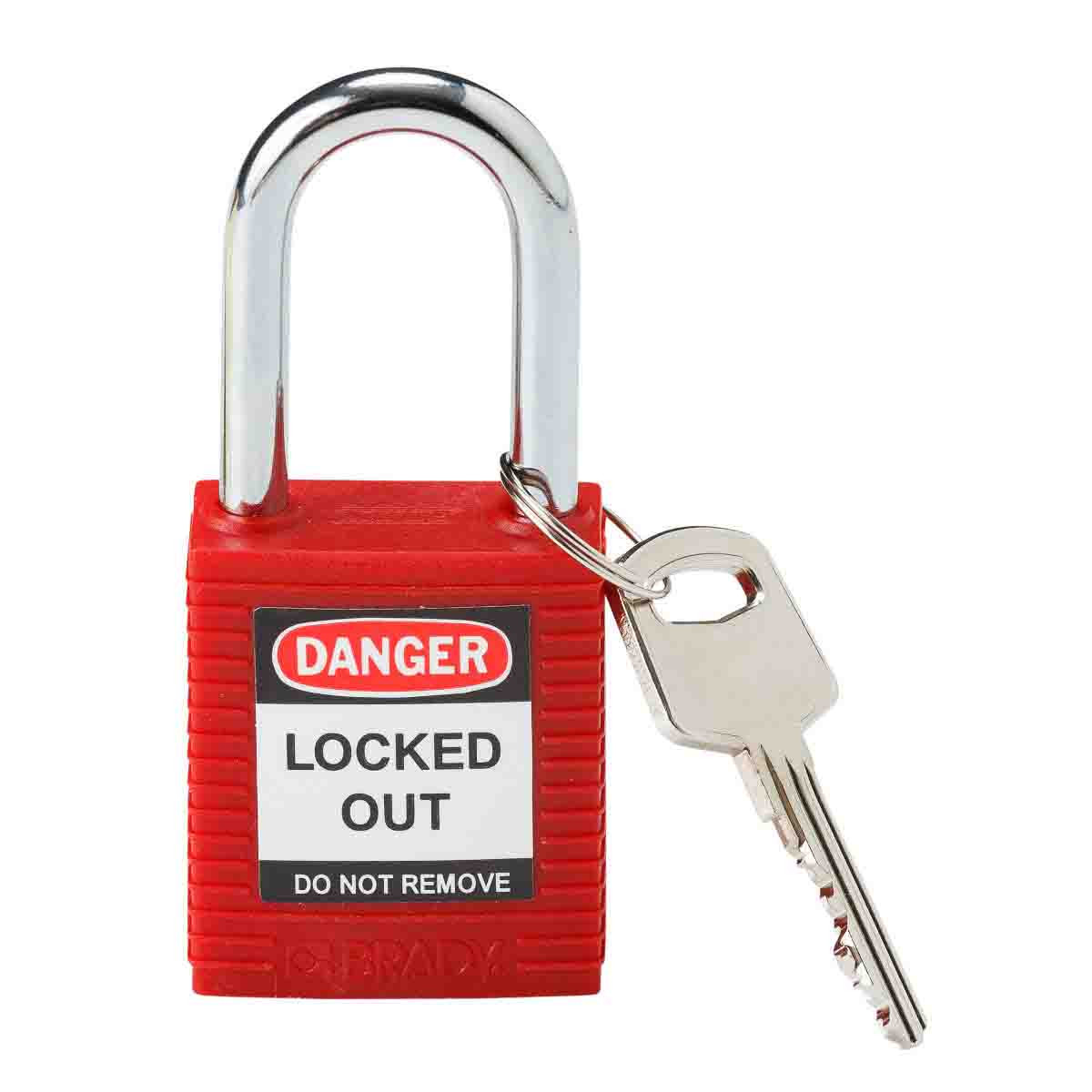 Nylon Lockout Padlocks Keyed Different