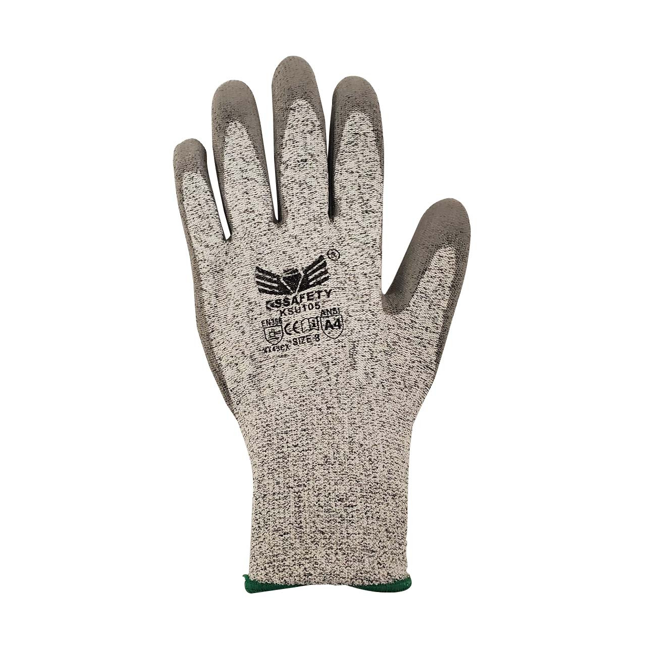 Best Barrier 13 Gauge A4 Cut Resistant Polyurethane Coated Gloves (CA4707)  - The Glove Warehouse