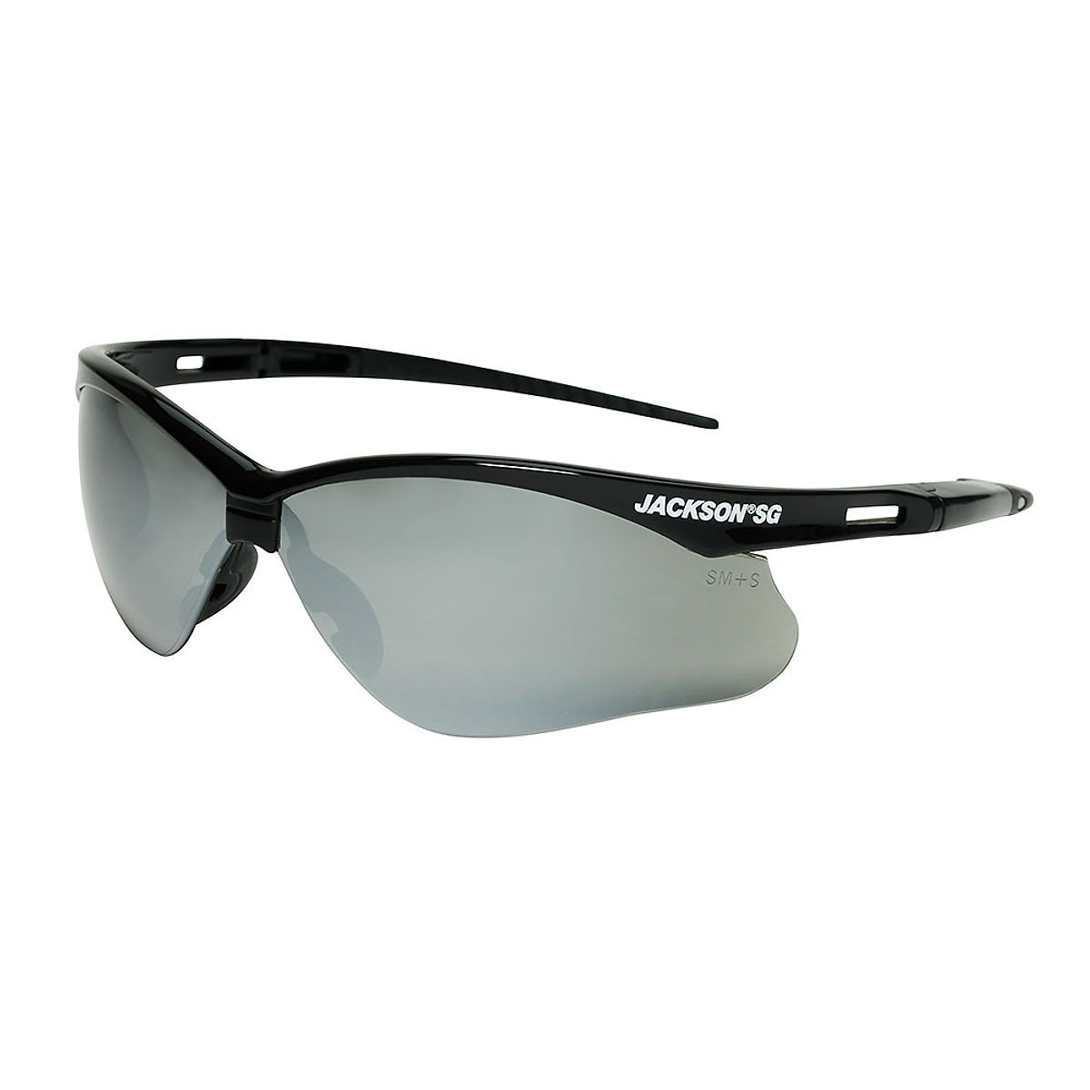 JACKSON SG with Black Frame and Smoke Lens, Black - 50006