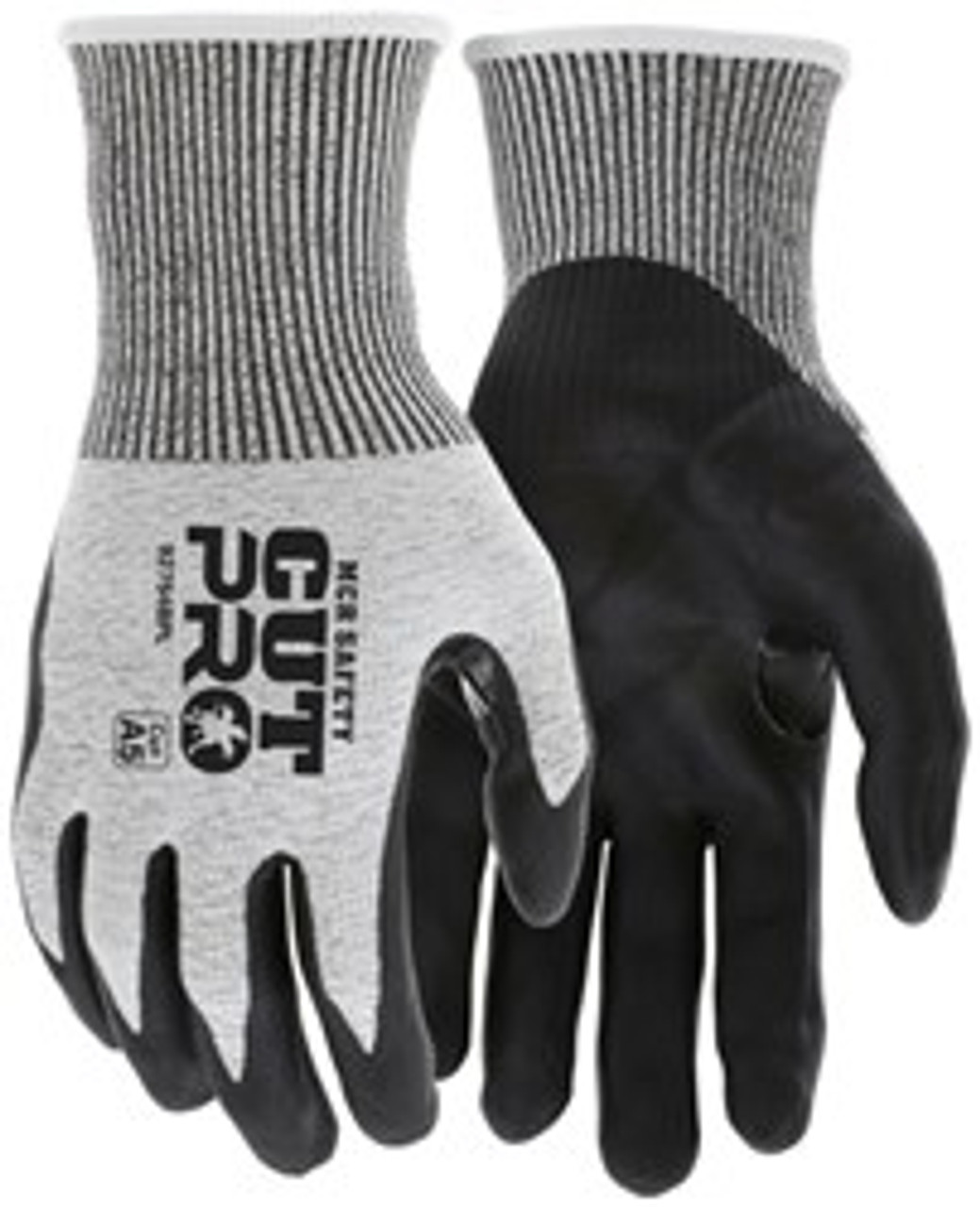 Gray Cut Resistant Safety Gloves - 1 pair