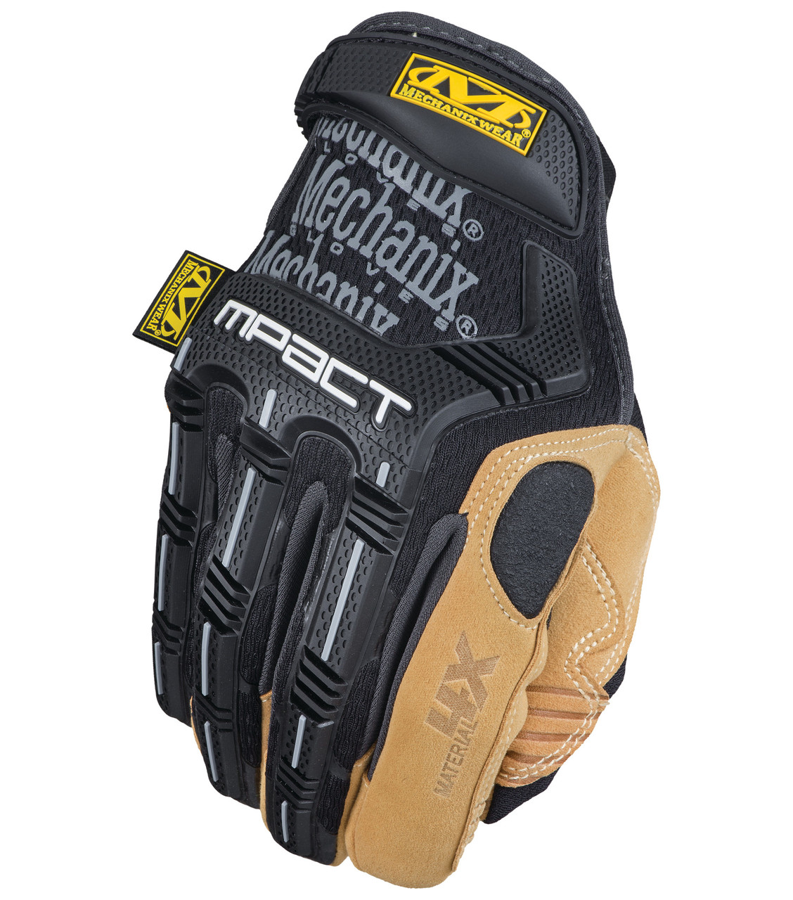 MATERIAL4X M-PACT, TACTICAL IMPACT RESISTANT GLOVES, BLACK - MP4X-75-011