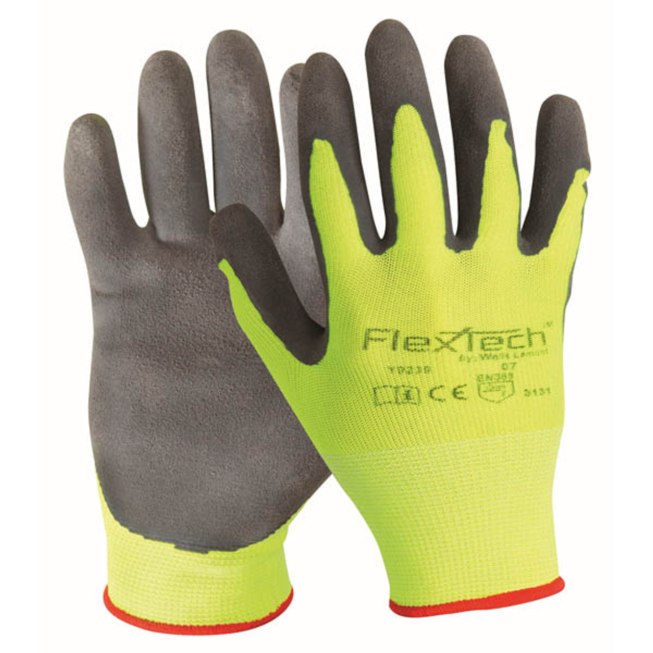 Latex-Dipped Work Gloves, Medium