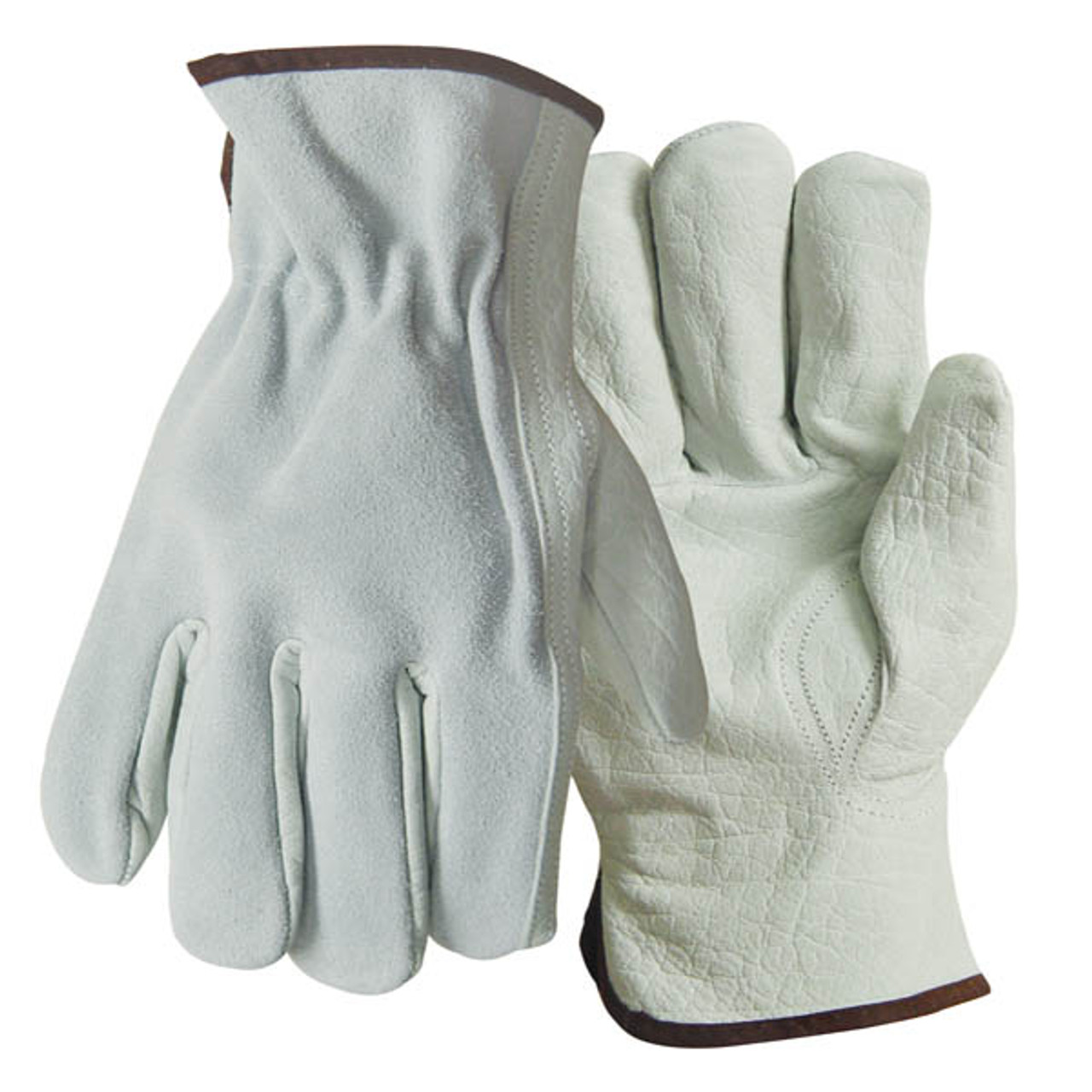 Wells Lamont Men's Cowhide Leather Work Gloves