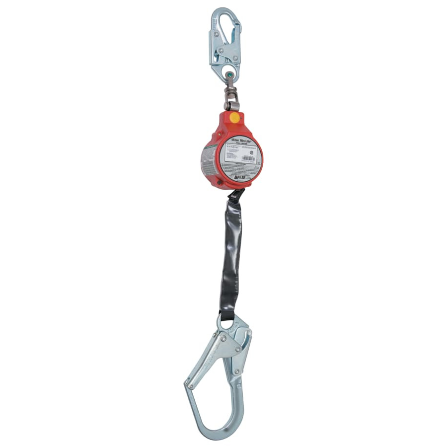 Miller MTL-OHW1-12/11FT MiniLite Fall Limiters w/ TwistLock & Shackle