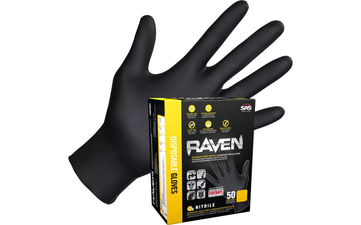Raven Nitrile Gloves 66519-01 - Main Image