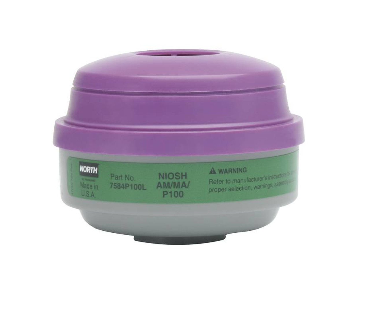 honeywell s-series acid gas/p100 cartridge white/purple