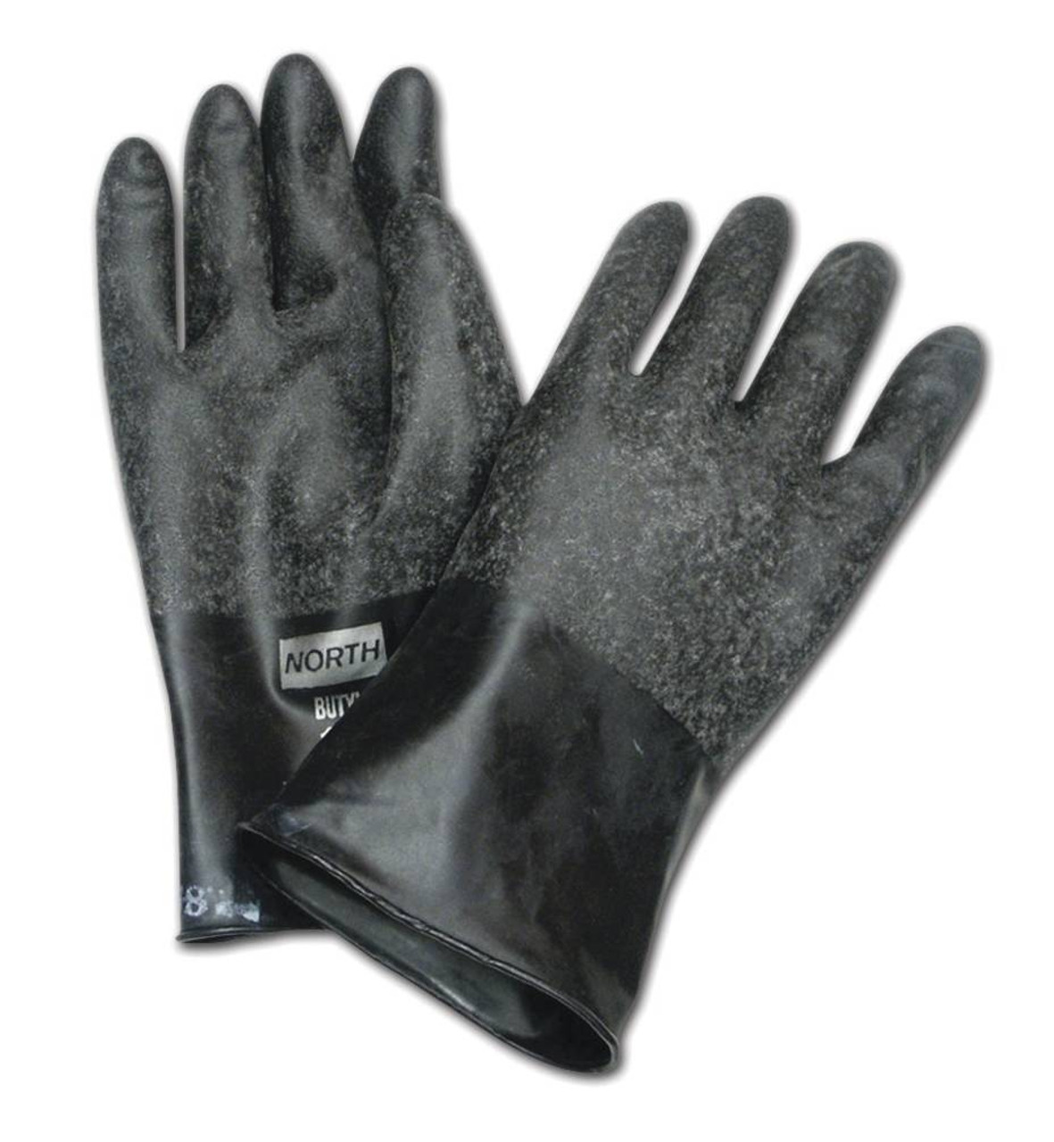 North Safety B131R Butyl Chemical-Resistant Gloves