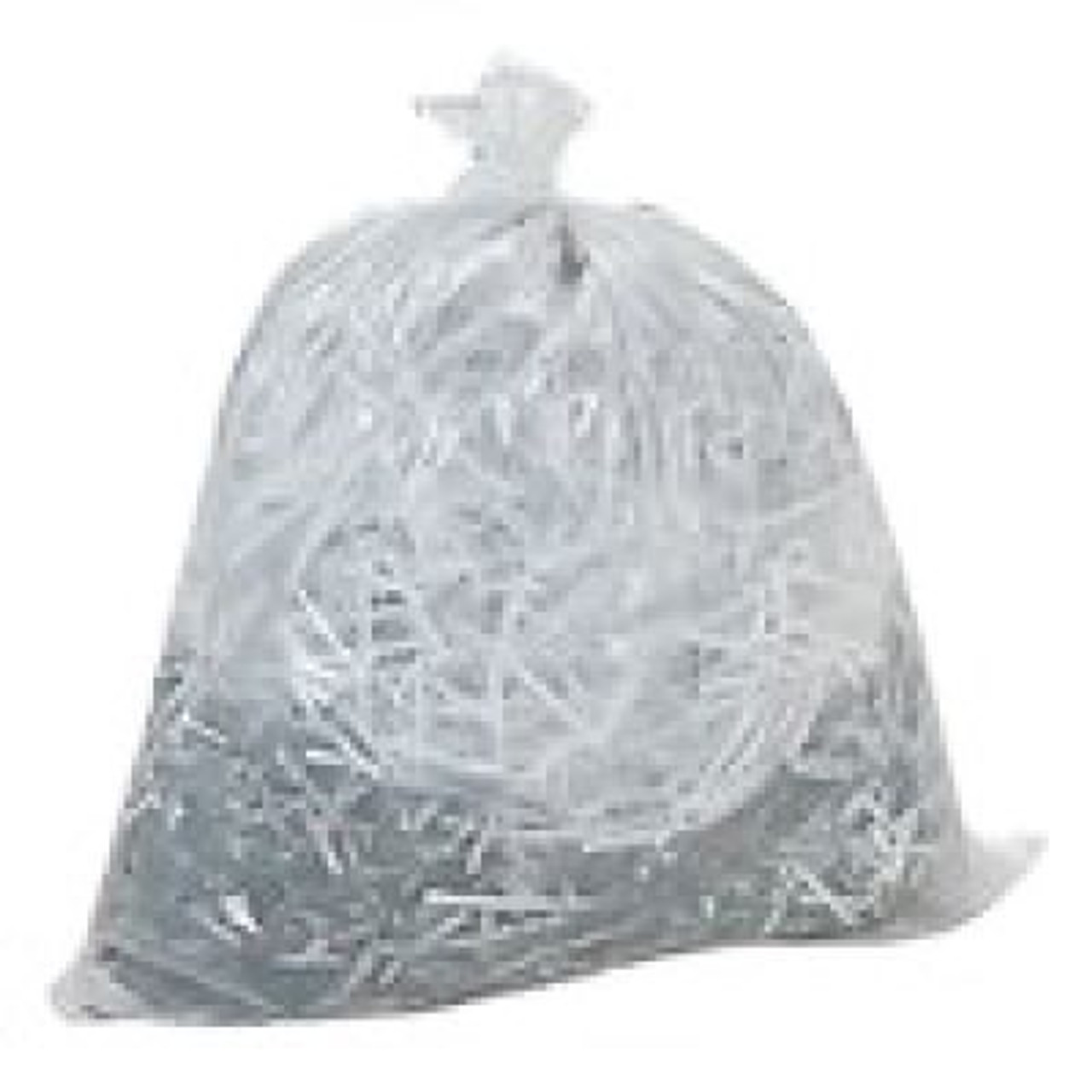 24 x 33 Clear Trash Bags (1000 Bags) (6 Micron)