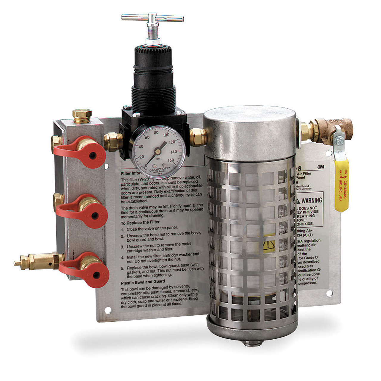 3m compressed air filter and regulator panel Clearance