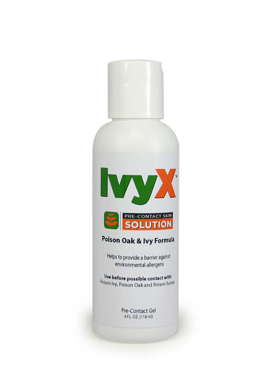 IvyX Pre-Contact Poison Oak & Ivy Barrier Gel -4 oz, 8oz, or