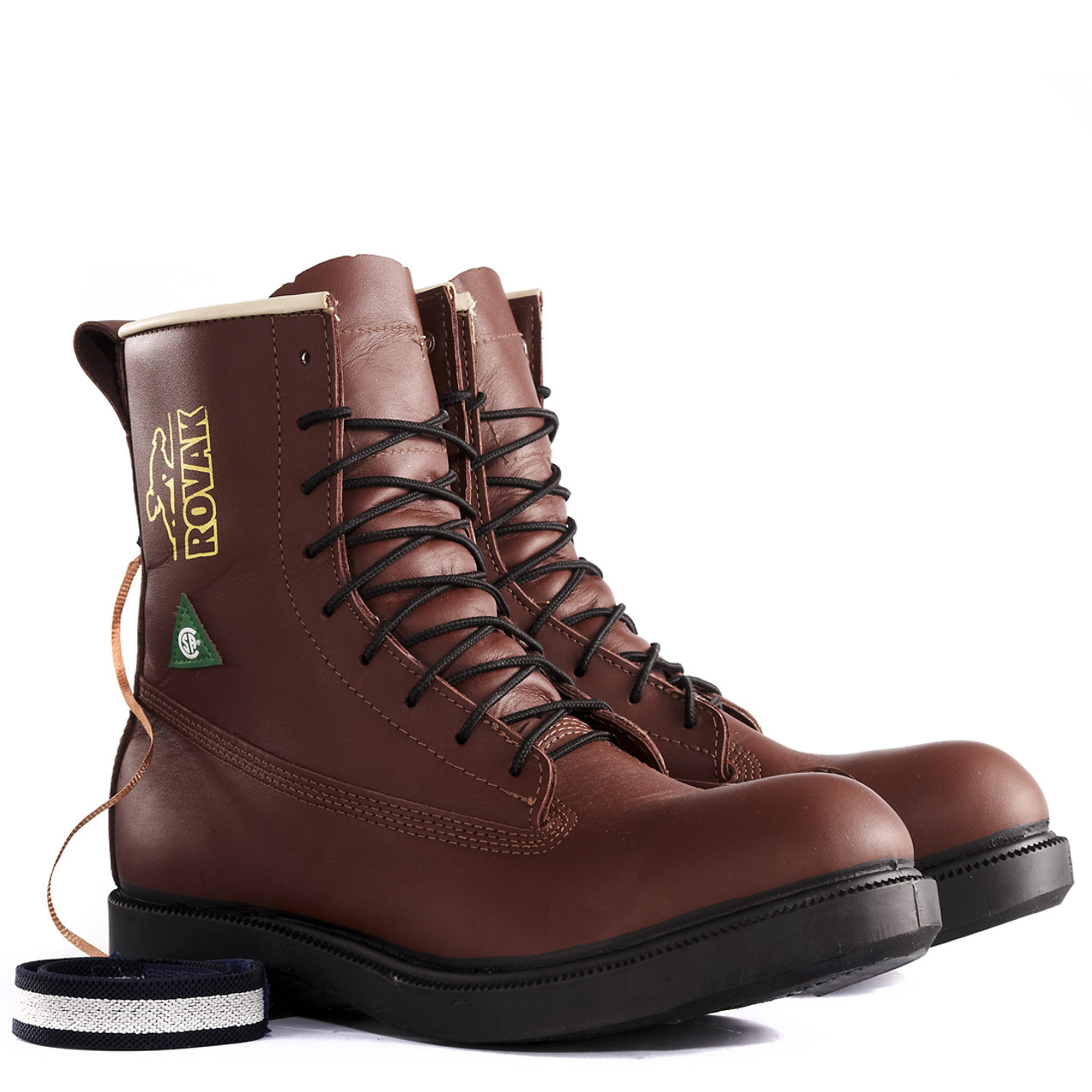 Royer 408386 Brown Chevron Sole Rovak Ankle Waterproof Leather Boot