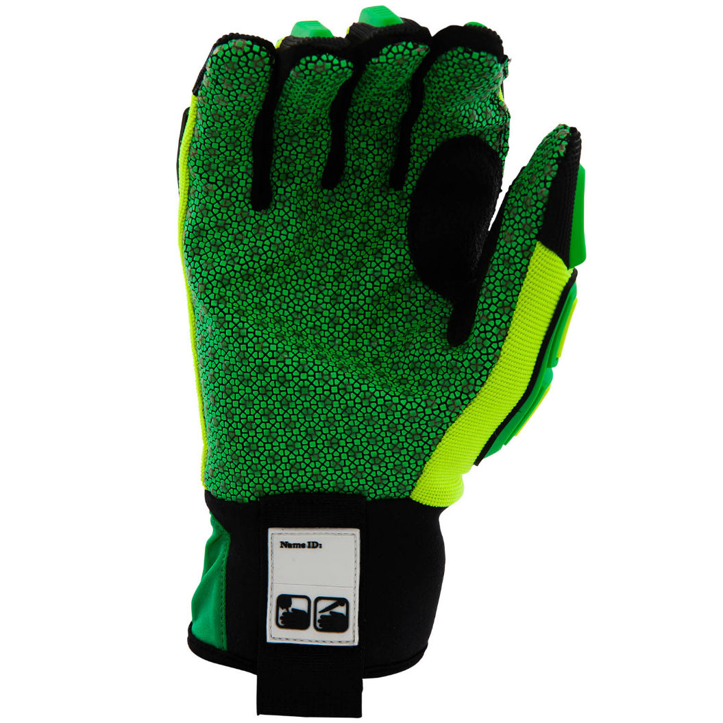 HexArmor 4020X GGT5 Gator Grip Cut Resistant Green/Yellow Gloves