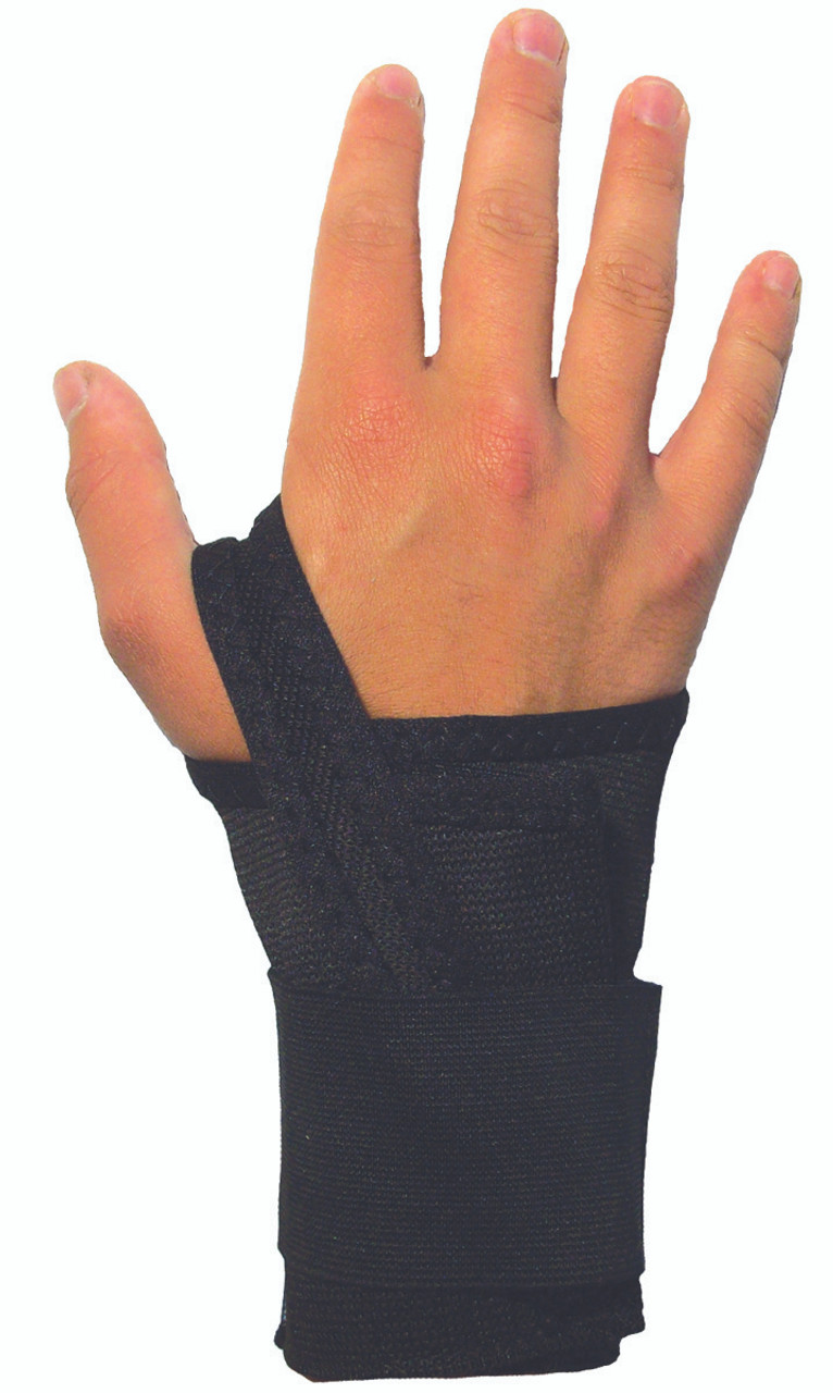 WRIST SUPPORT W/LOOP, ELASTIC, BLACK, Wrist Braces & Supports, By Body  Part, Open Catalog