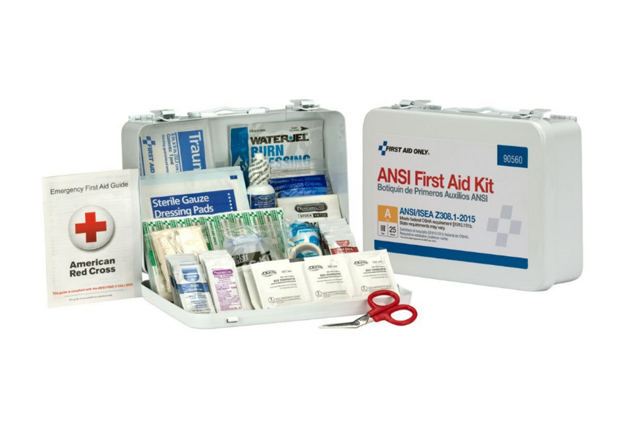 Class A 25 Person Bulk ANSI A, First Aid Kit - Type III