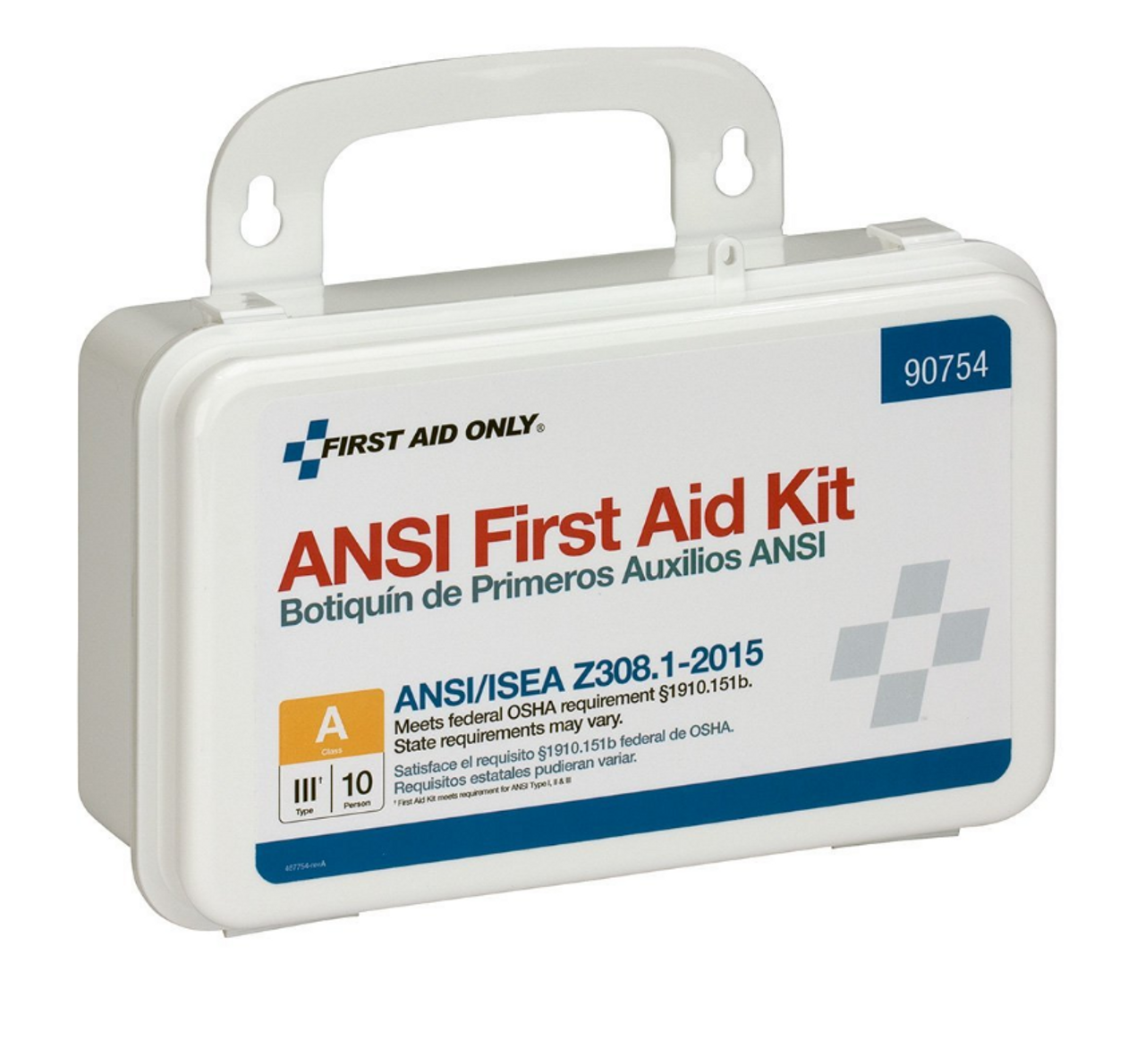 Class A 10 Person Bulk ANSI A, First Aid Kit-Type III