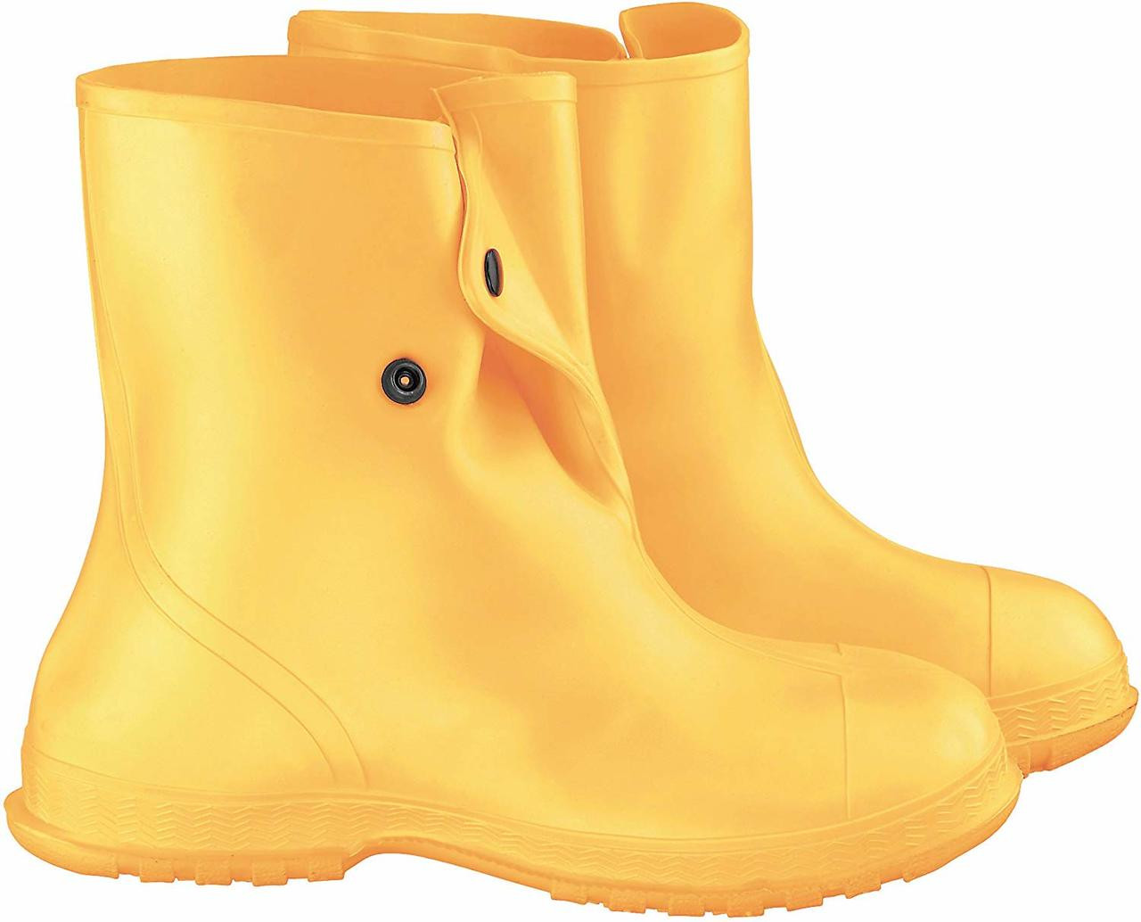 Onguard 88020 10 Inch Yellow Overshoe with 4-Way Cleated Outsole