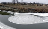 Mysterious Ice Circle Discovered In North Dakota River